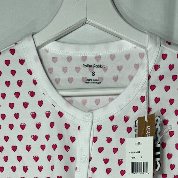 Roller Rabbit Pink Hearts PJs New with Tags in Poly - Picture 2 of 8